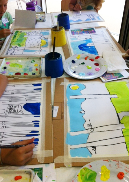 Mary Fivey children's art classes