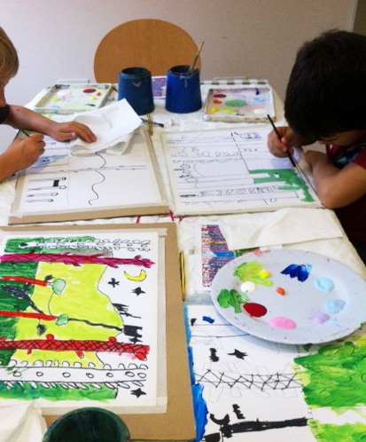 Mary Fivey children's art classes