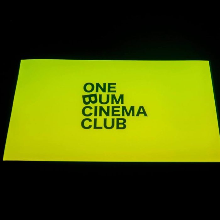 Creative Commissions 2019 One Bum Cinema Club