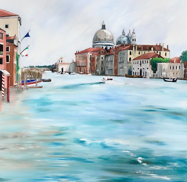 'The Grand Canal', painting by Karren Urben