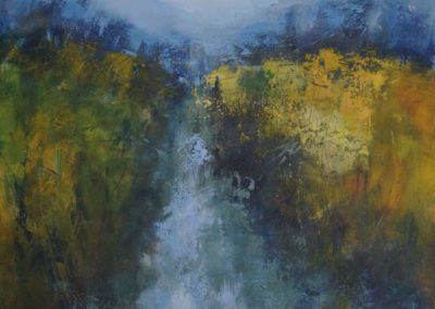 10 Brook and Blue Hills 79 x 79cm deep canvas £895