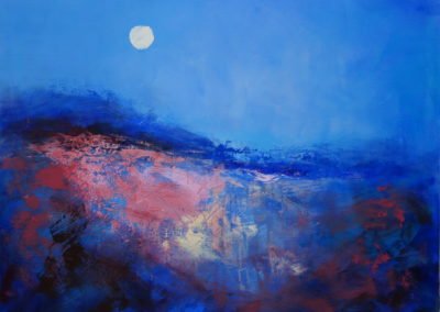 Alison Tyldesley: Moon over the Sea 91 x 76cm.