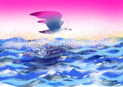 Amanda Beck: Sunrise Seagull