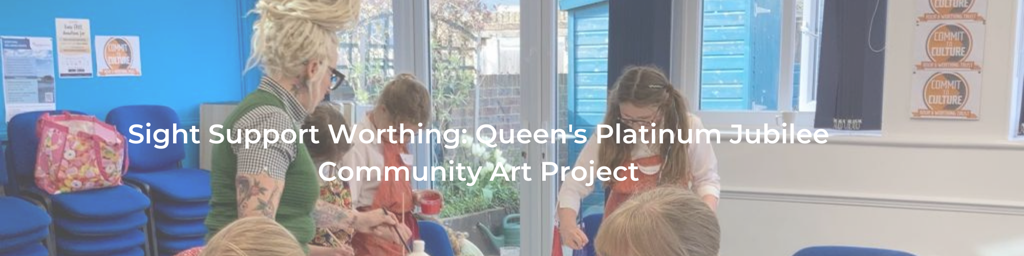 Sight Support Worthing: Queen's Platinum Jubilee Community Art Project