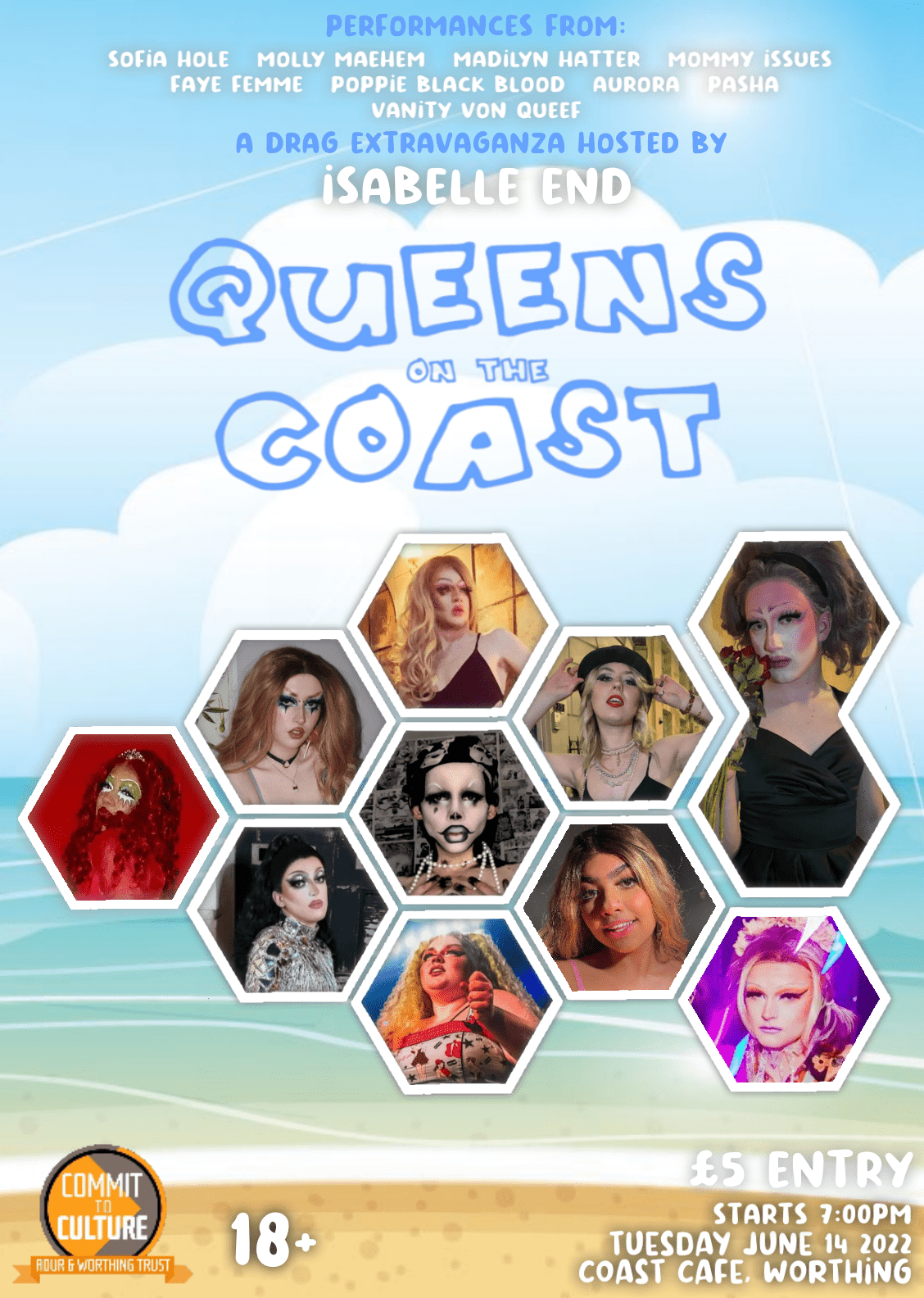 Queens on the Coast Poster