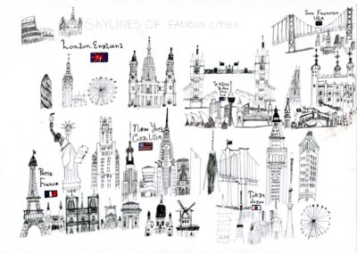 Cassius: Skylines of Famous Cities