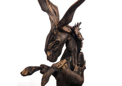 Shona Macdonald: Driftwood Boxing Hare