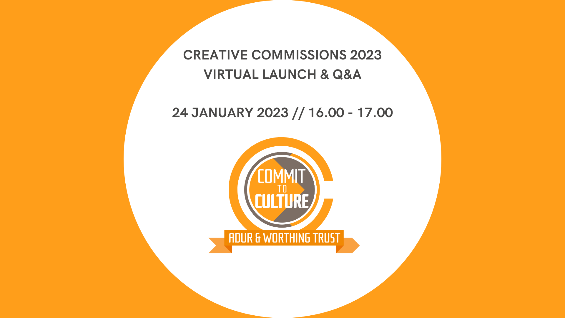 Creative Commissions 2023 Virtual Launch