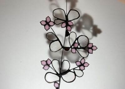 Ellie Bond stained glass cherry blossom