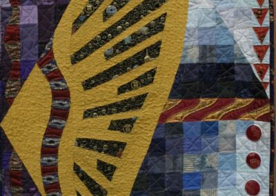 A textile quilt by Madelaine Hutchin