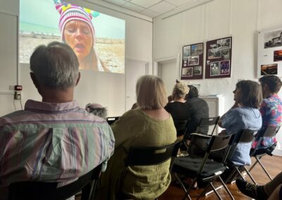 A photograph of the audience during the screening of short films for Worthing Film Club's event