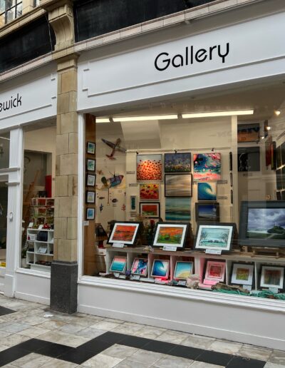 A photograph of the outside of Gigglewick Gallery