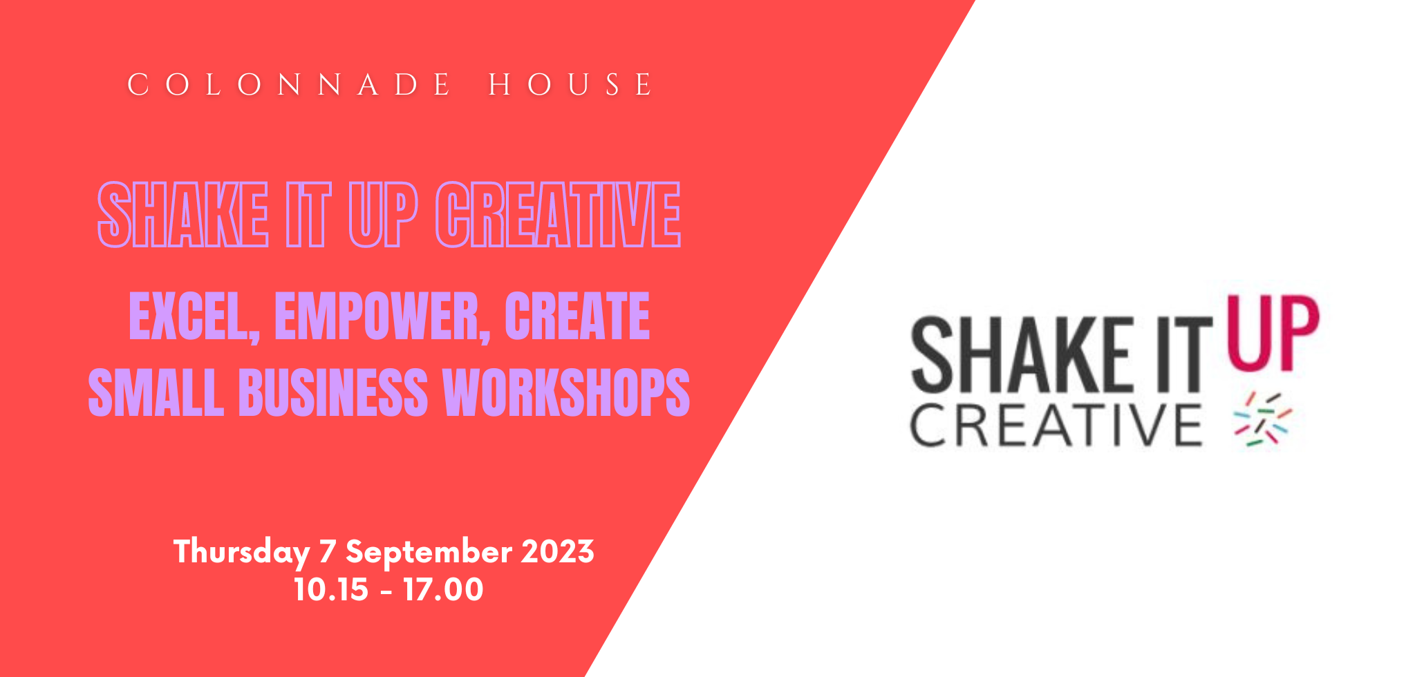 Shake It Up Creative Logo