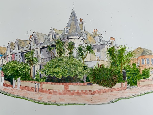 Fred Delius: Urban Sketching & House Portraits