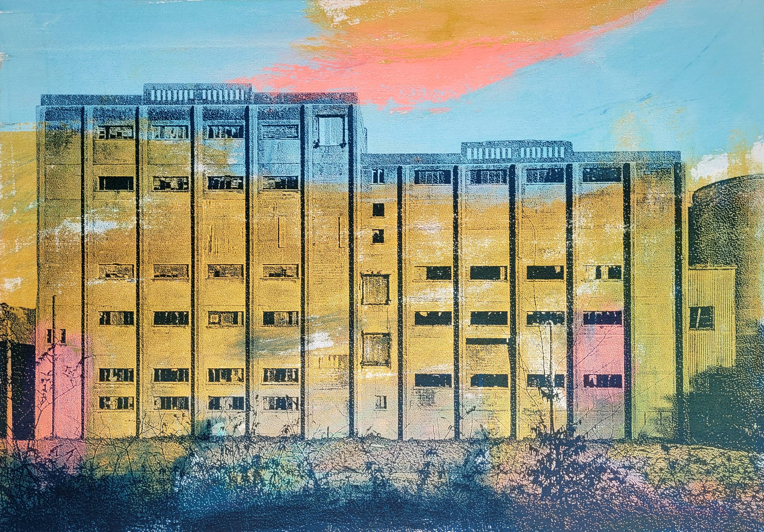 Clare Buckle: Cement Works I
