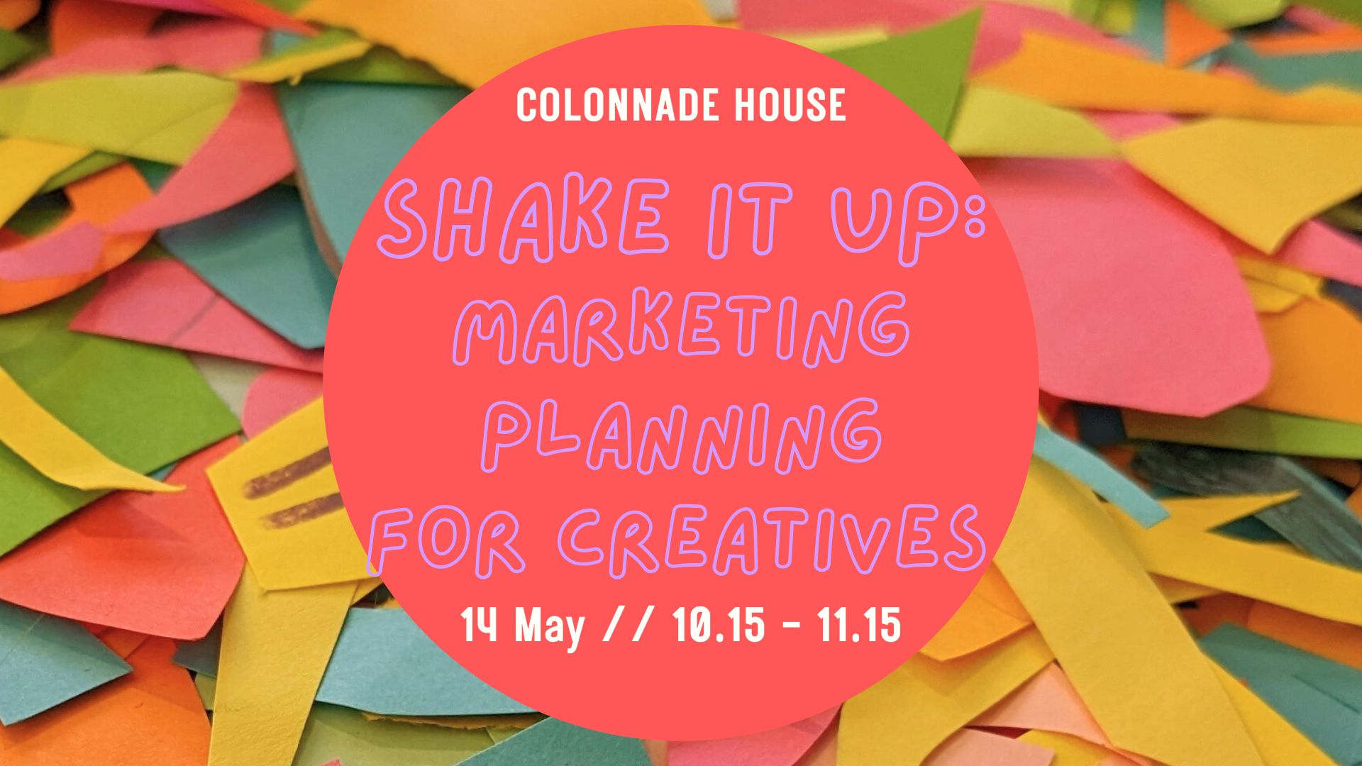 Photograph your work at colonnade house