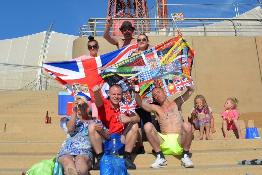 Walking towards the pier Goring
