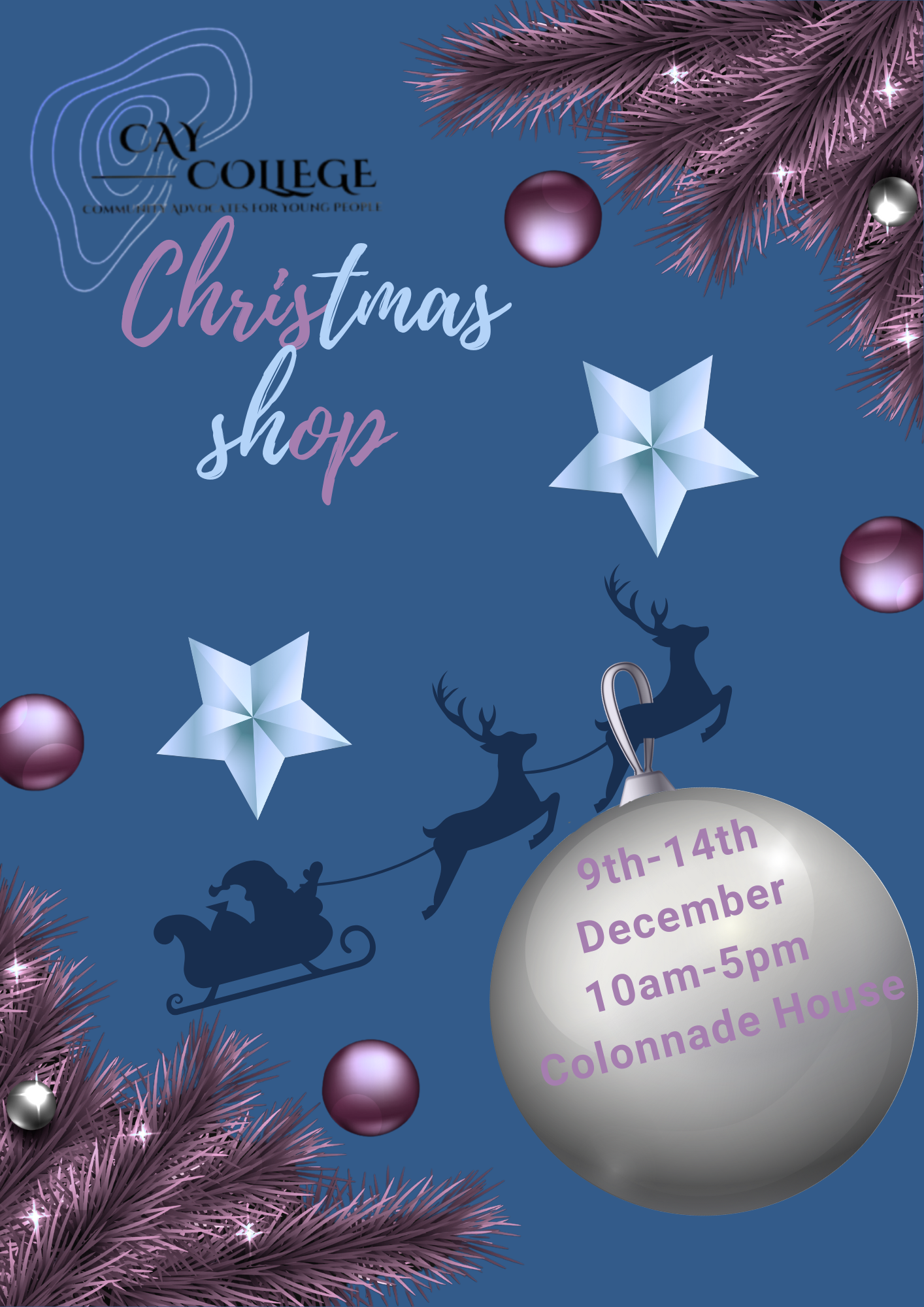 CAY College - Christmas Shop