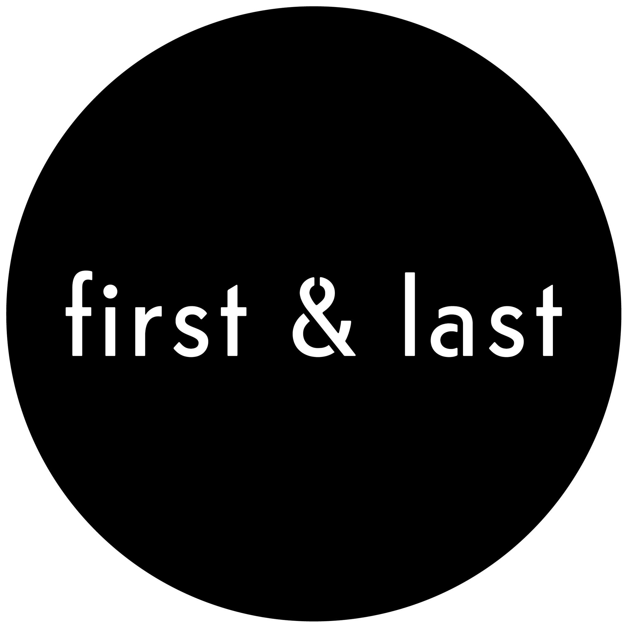 April standing behind the counter at First and Last