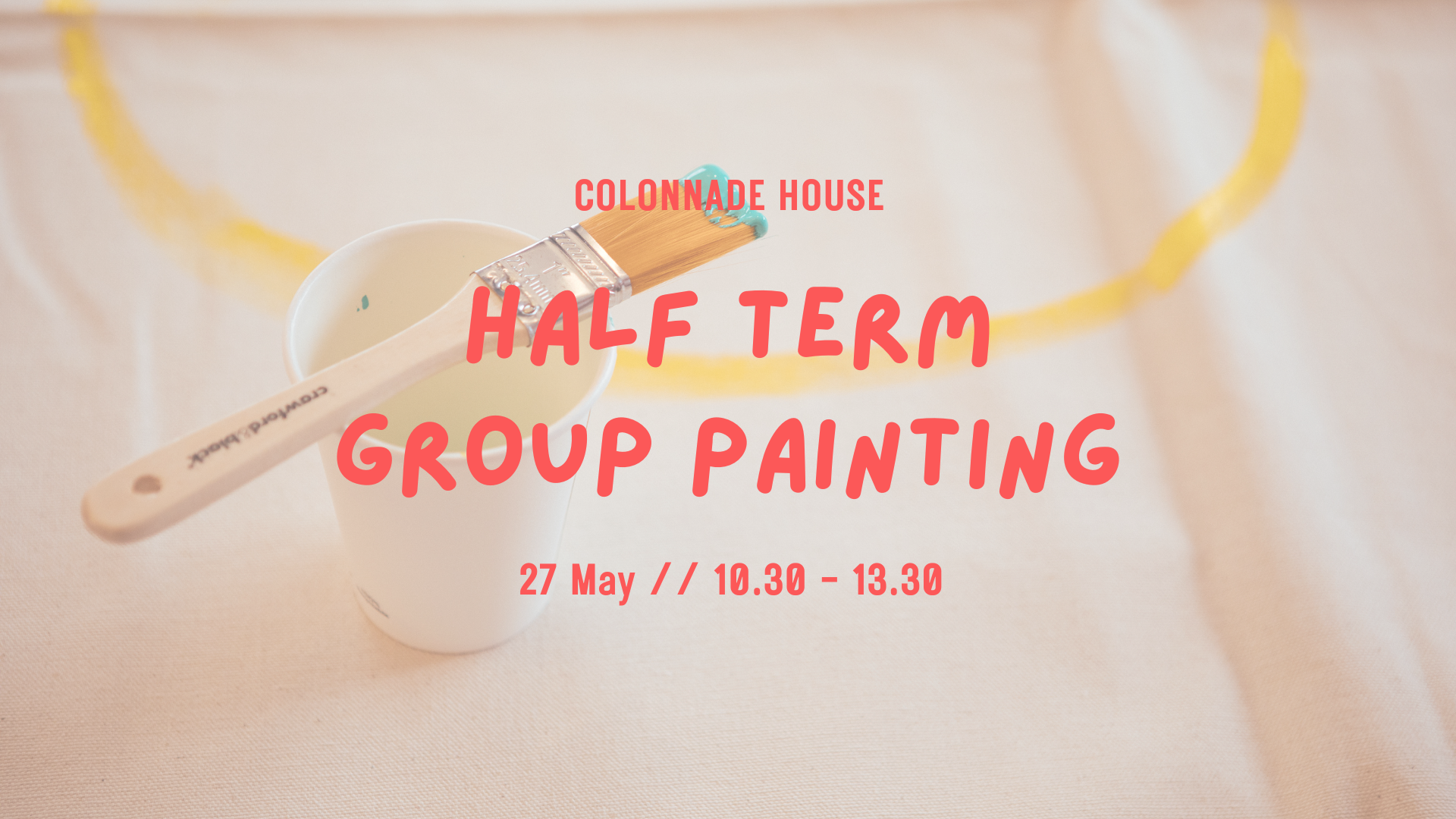 Photograph your work at colonnade house